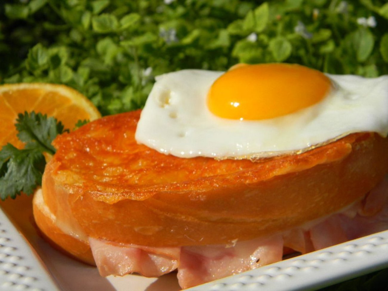 Receta simple de croque madame