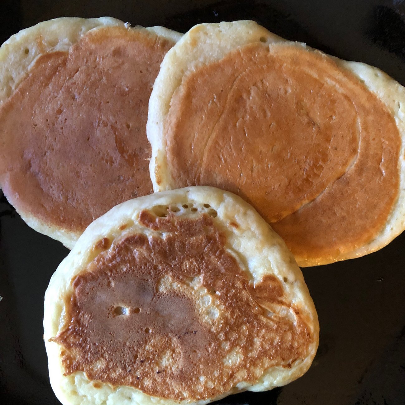 Receta de panqueques de yogur griego esponjoso